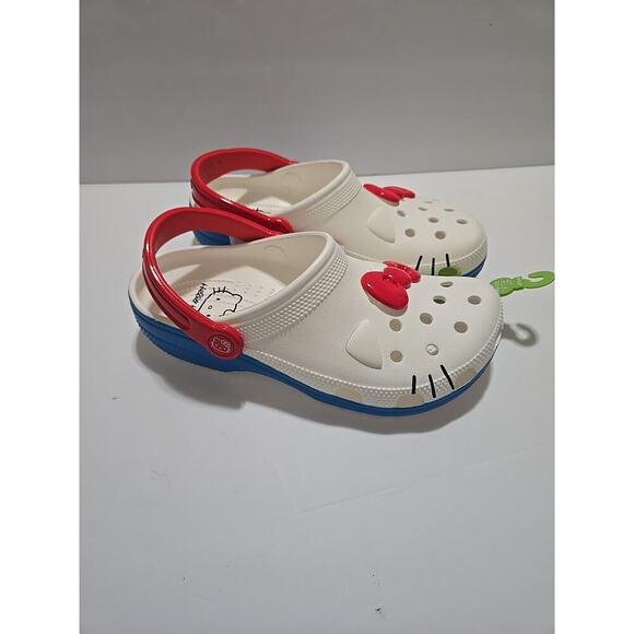 Crocs X Hello Kitty Classic Clog 50th Anniversary 2024 Size W 8 M 6 - Brand NEW - Picture 4 of 11